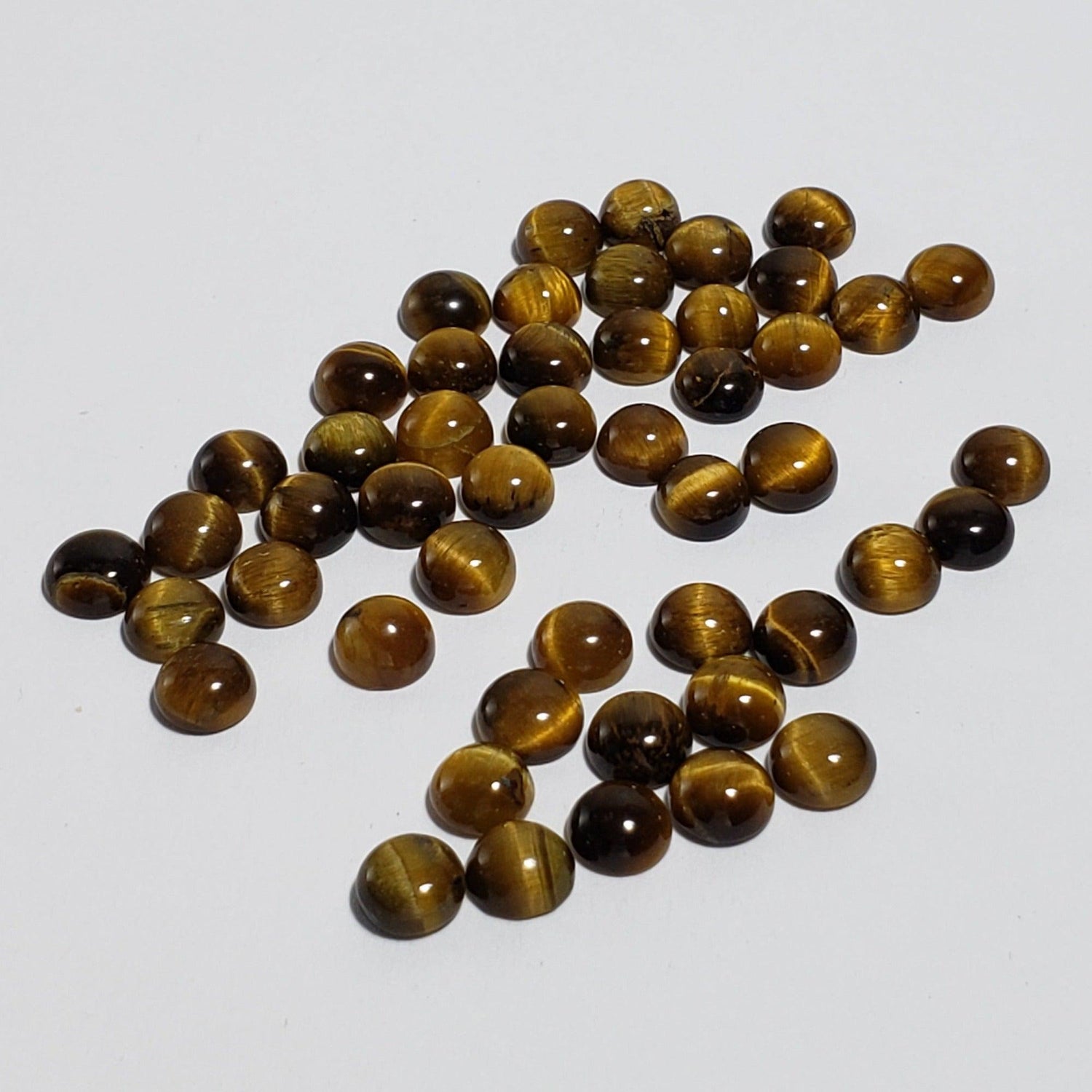  Tigers Eye | Round Cabochon | Golden Brown | 6mm 1