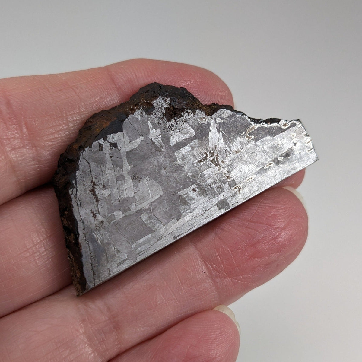  Toluca Meteorite | 43 grams | Etched slice | Iron IAB-sLL | Xiquipilco, Mexico | SO24 3