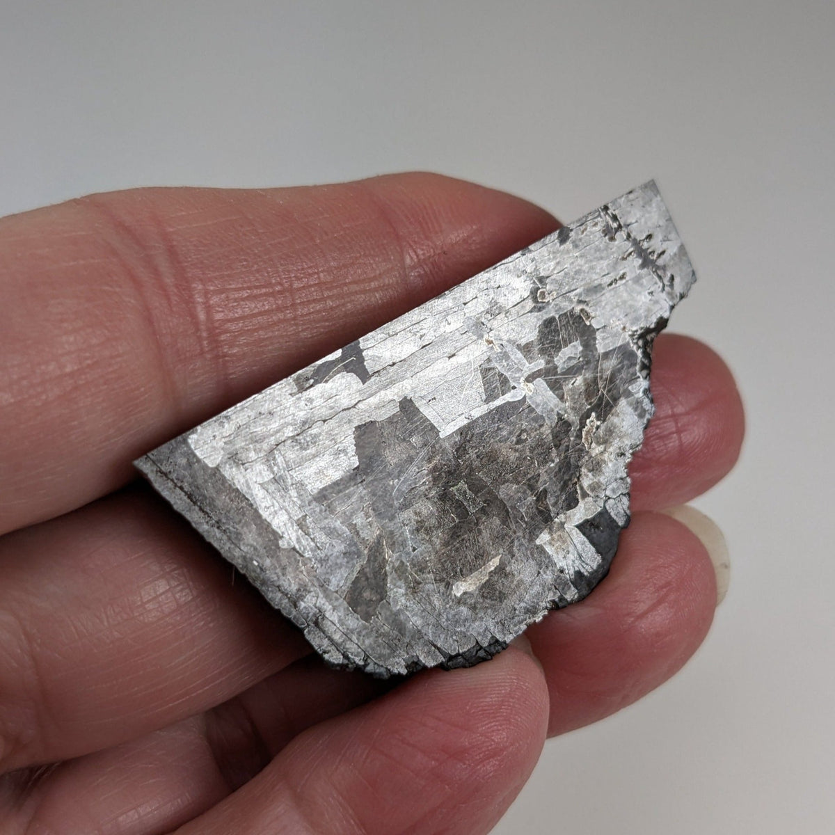  Toluca Meteorite | 43 grams | Etched slice | Iron IAB-sLL | Xiquipilco, Mexico | SO24 4