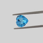  Topaz | Heart Shape Cut | Swiss Blue | 9mm 2.97ct SO24 2