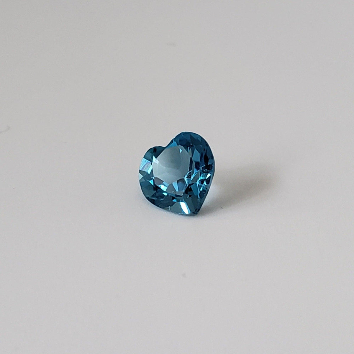  Topaz | Heart Shape Cut | Vibrant London Blue | 7mm 1.48ct | SO24 2