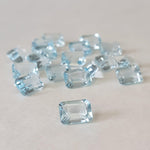  Topaz | Octagon Cut | Bright Sky Blue | 7x5mm 