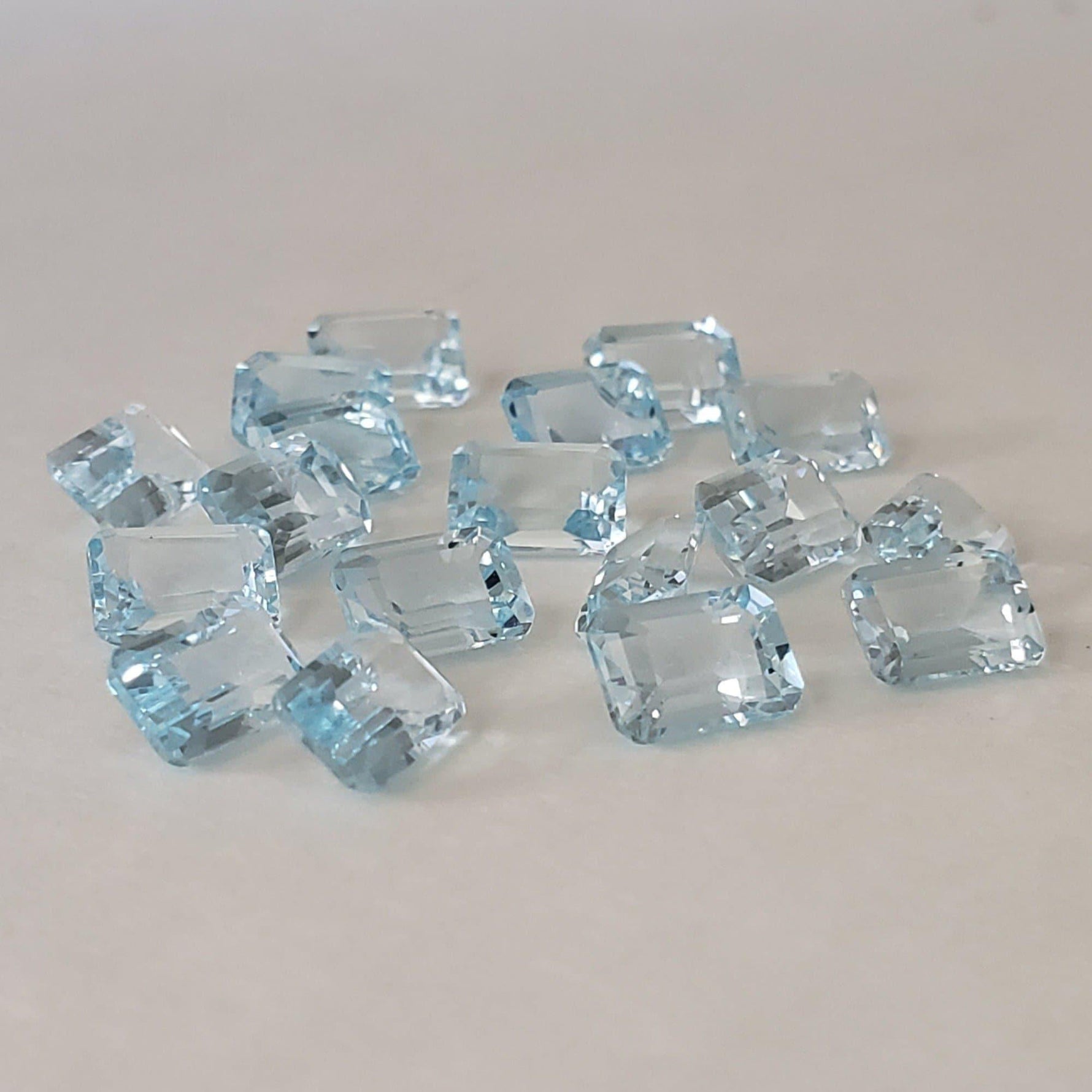  Topaz | Octagon Cut | Bright Sky Blue | 7x5mm 2