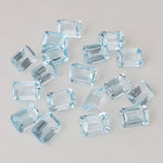  Topaz | Octagon Cut | Bright Sky Blue | 7x5mm 3