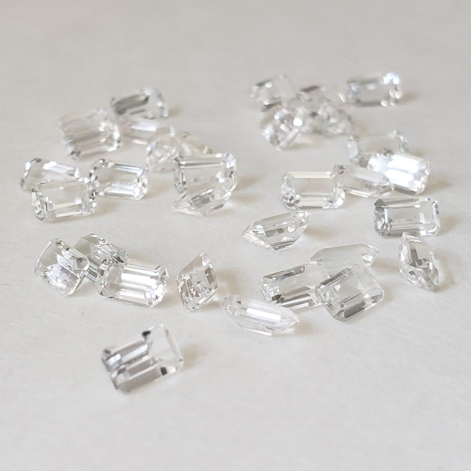 Topaz | Octagon Cut | White | 5x3mm 1