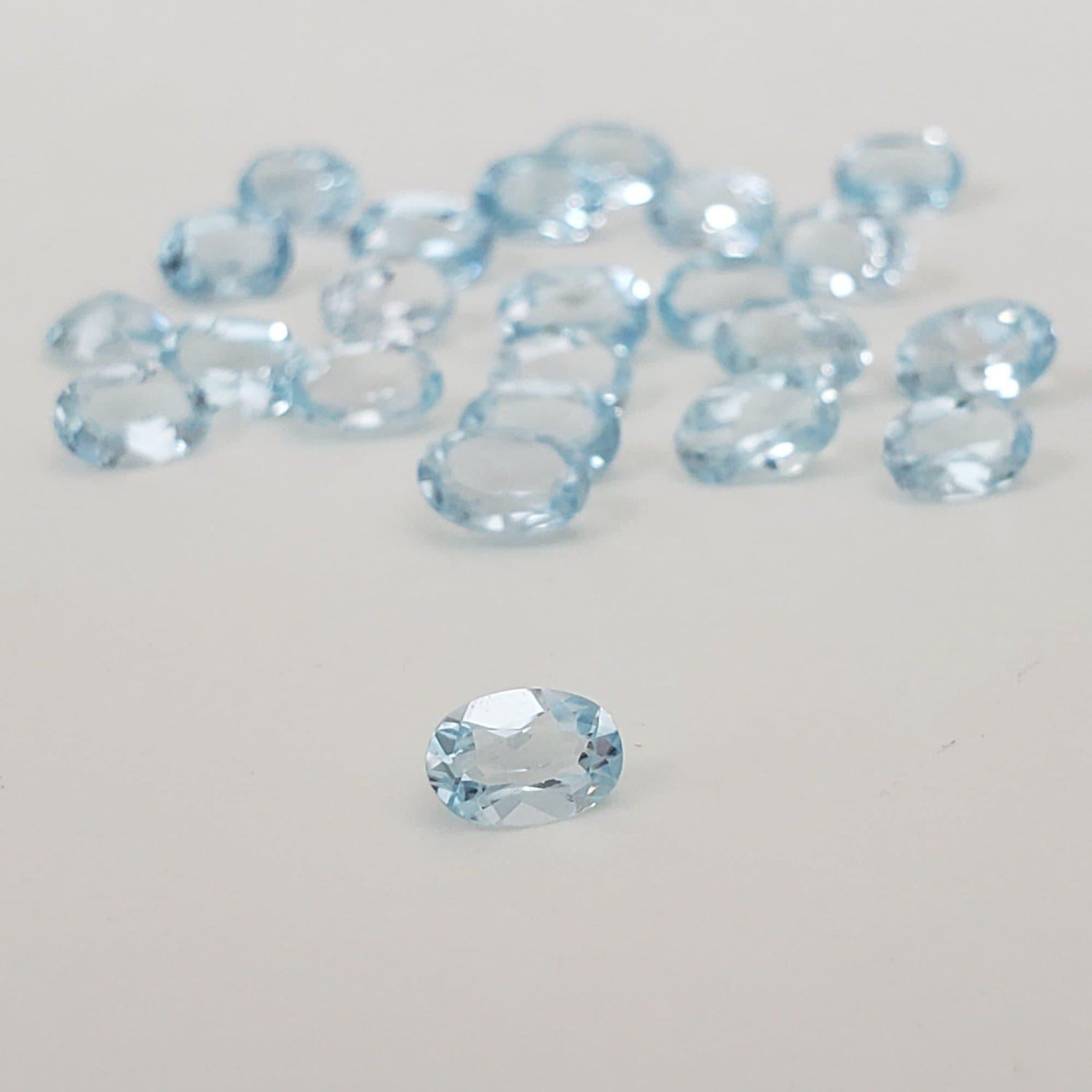  Topaz | Oval Cut | Sky Blue | 6x4mm 1