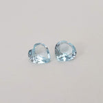  Topaz Pair | Heart Shape Cut | Light Sky Blue | 4.7mm | SO24 