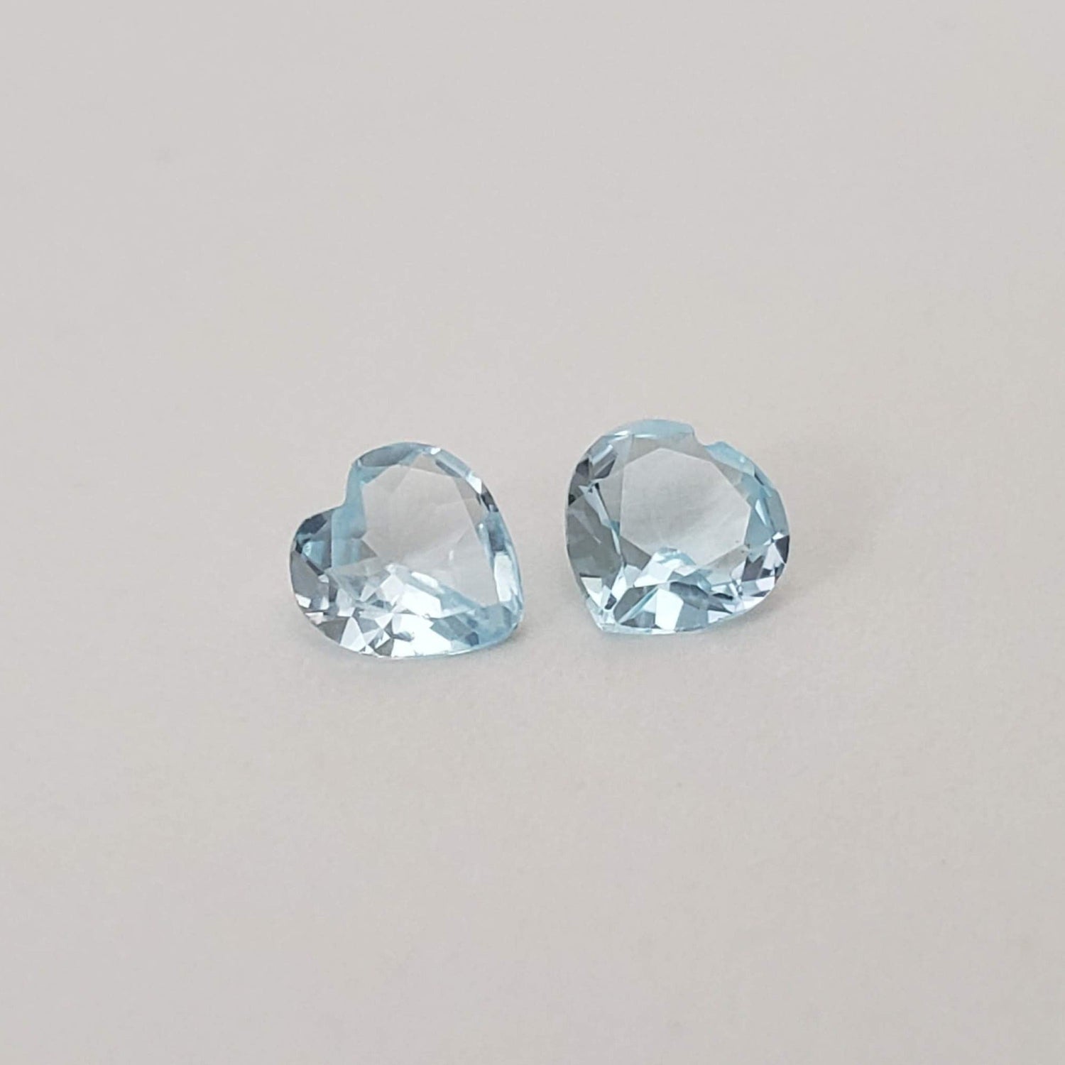  Topaz Pair | Heart Shape Cut | Light Sky Blue | 4.7mm | SO24 