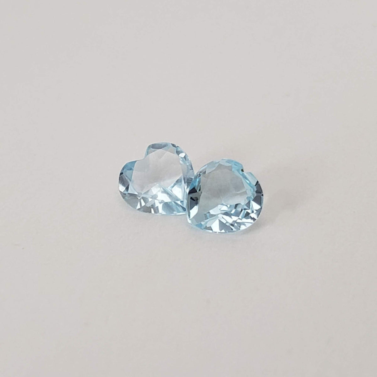  Topaz Pair | Heart Shape Cut | Light Sky Blue | 4.7mm | SO24 1