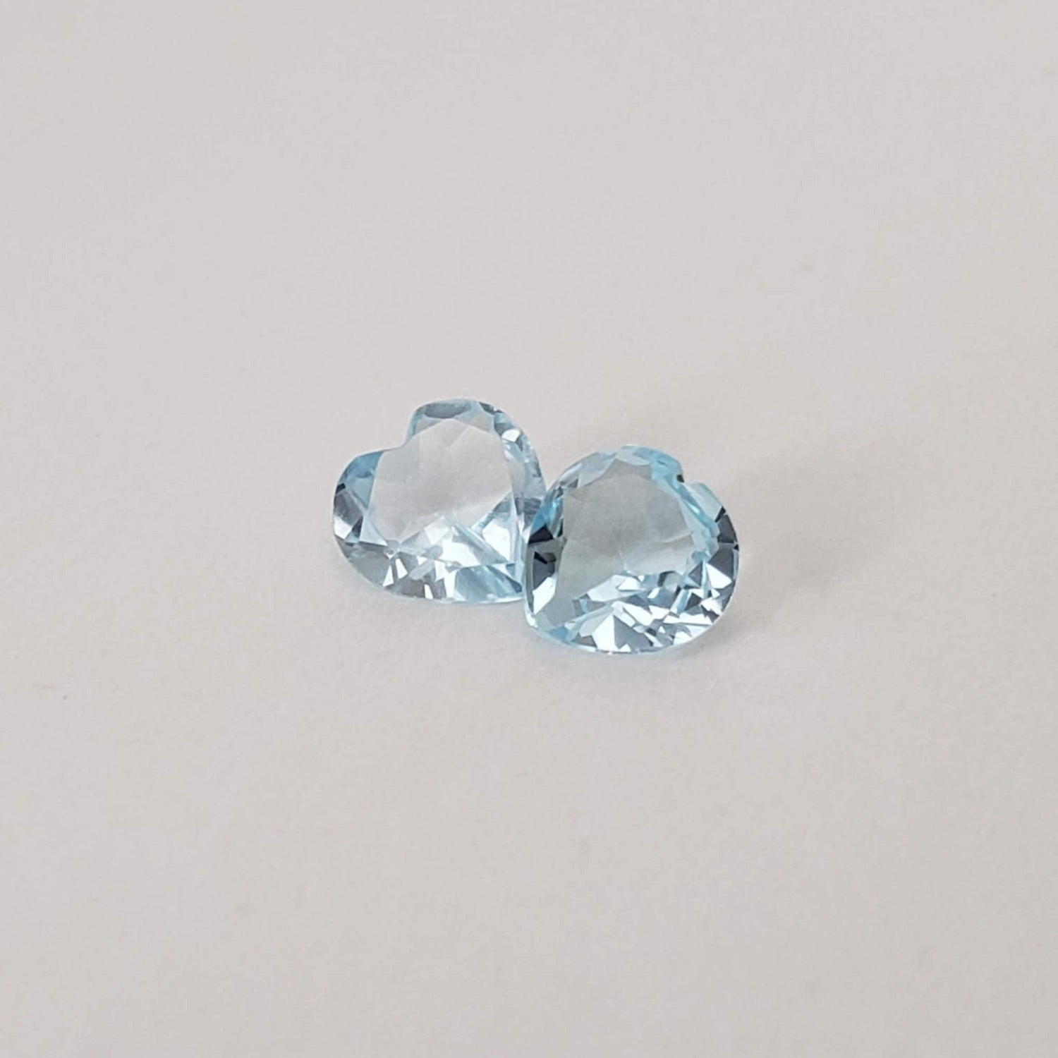  Topaz Pair | Heart Shape Cut | Light Sky Blue | 4.7mm | SO24 1