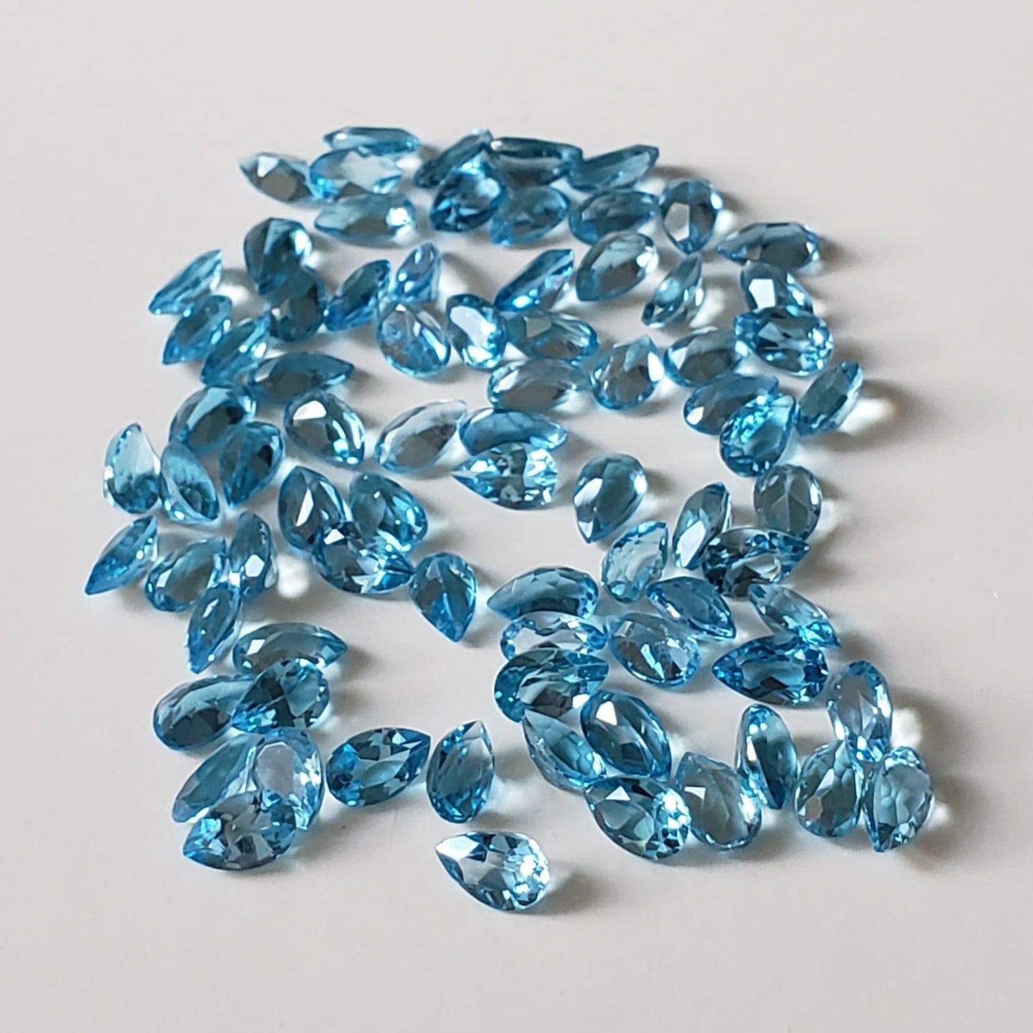  Topaz | Pear Shape Cut | Sky Blue | 5x3mm 1