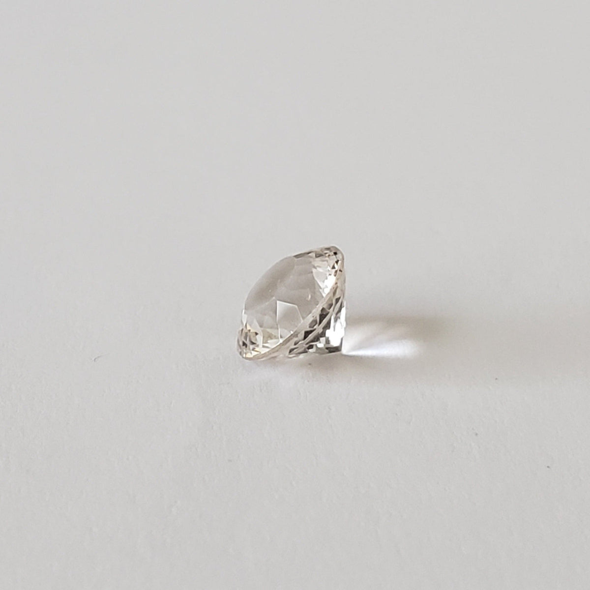  Topaz | Round Cut | Pale Peachy Pink | 7.0mm 5