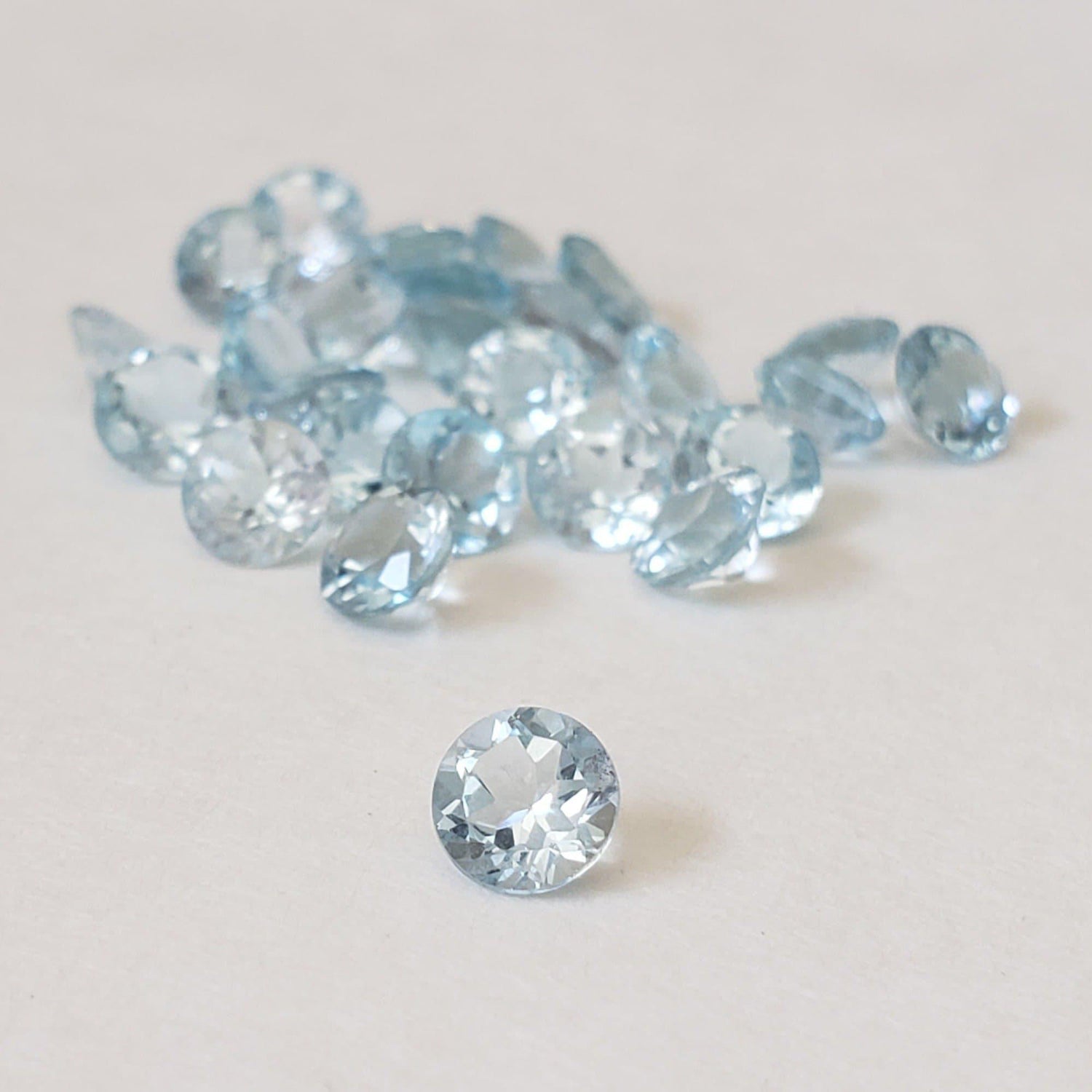  Topaz | Round Cut | Sky Blue | 5mm 