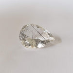  Tourmalinated Quartz | Pear Shape Cut | 24.3x18.5mm 23.35ct | Brazil 