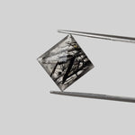  Tourmalinated Quartz | Square Cut | 14mm | Brazil 2