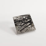  Tourmalinated Quartz | Square Cut | 14mm | Brazil 6