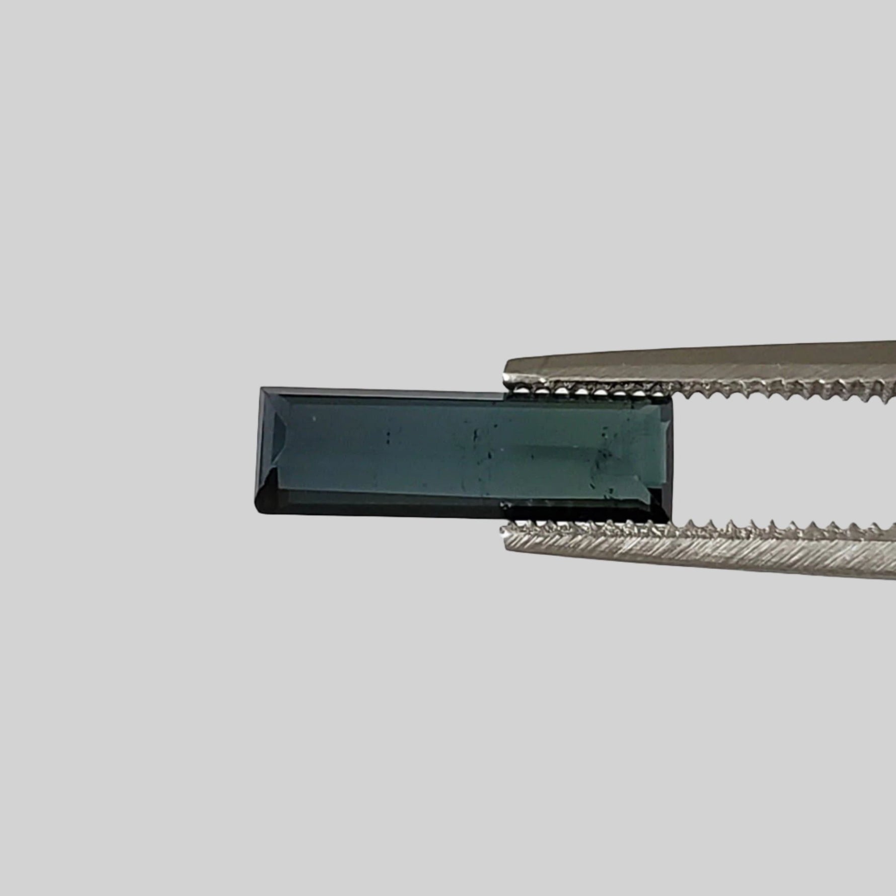  Tourmaline | Baguette Cut | Dark Neon Green | 11.2x3.5mm 0.94ct | Africa 2