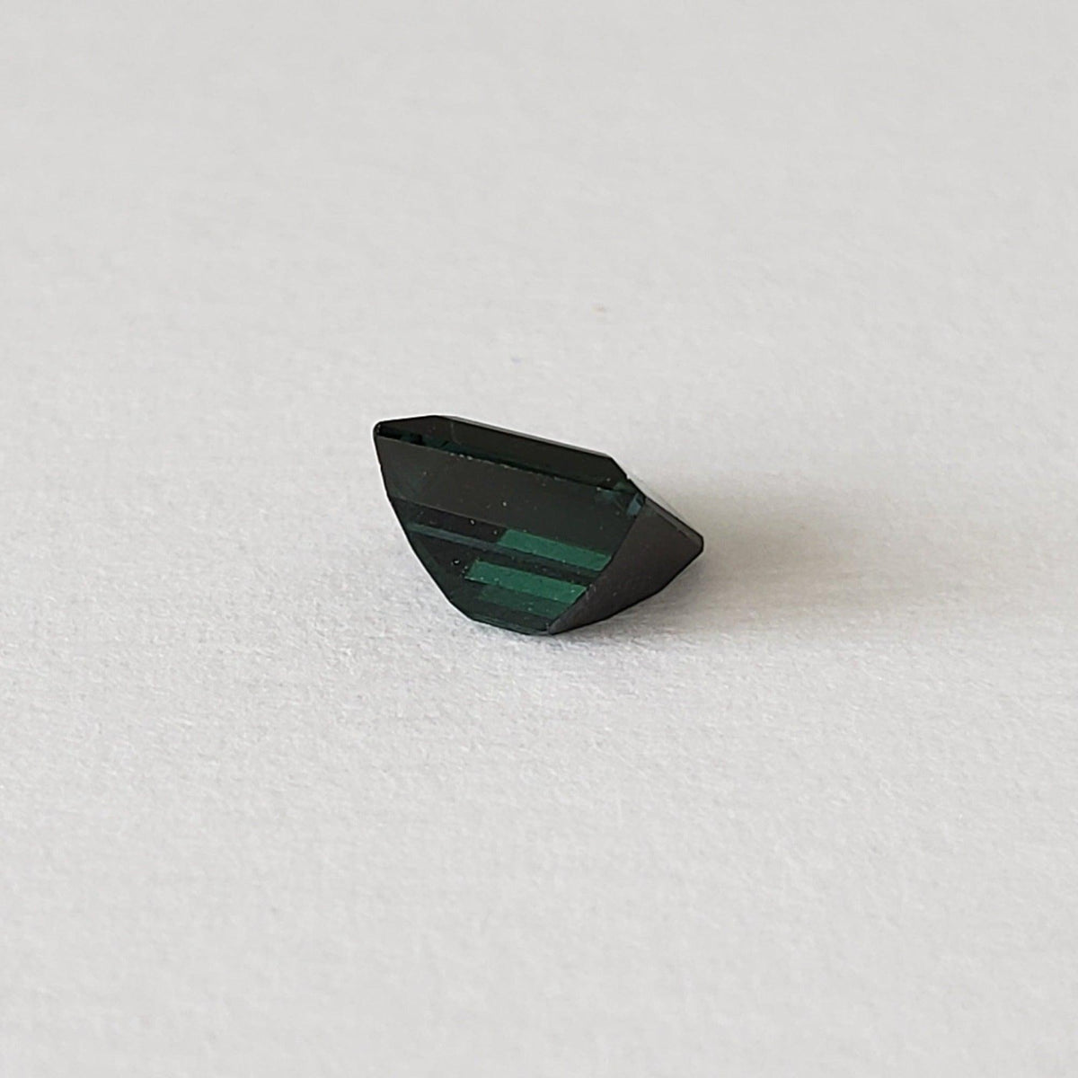  Tourmaline | Baguette Cut | Dark Neon Green | 5.7x5.1mm 0.93ct 5