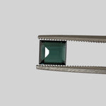  Tourmaline | Baguette Cut | Dark Neon Green | 5.7x5.1mm 0.93ct 1