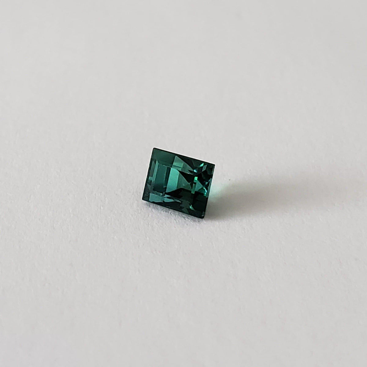  Tourmaline | Baguette Cut | Neon Blue | 5x4.5mm 0.69ct 2
