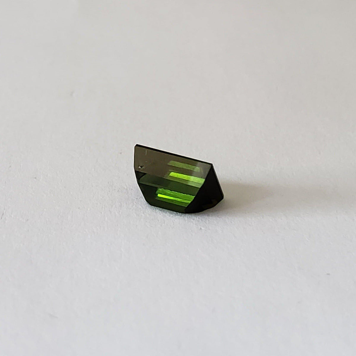  Tourmaline | Baguette Cut | Neon Green | 7x5.5mm 1.49ct 3
