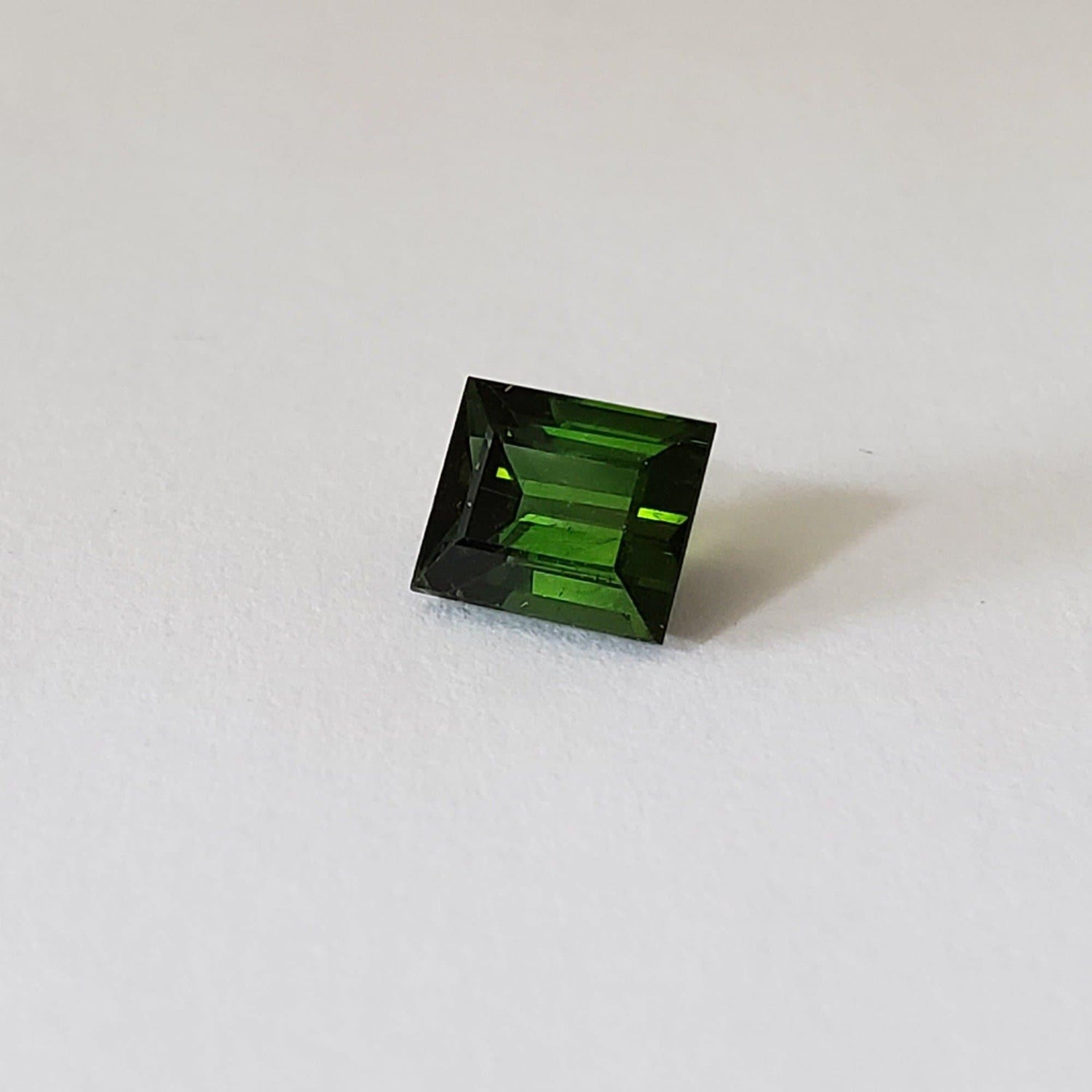  Tourmaline | Baguette Cut | Neon Green | 7x6mm 2.05ct 