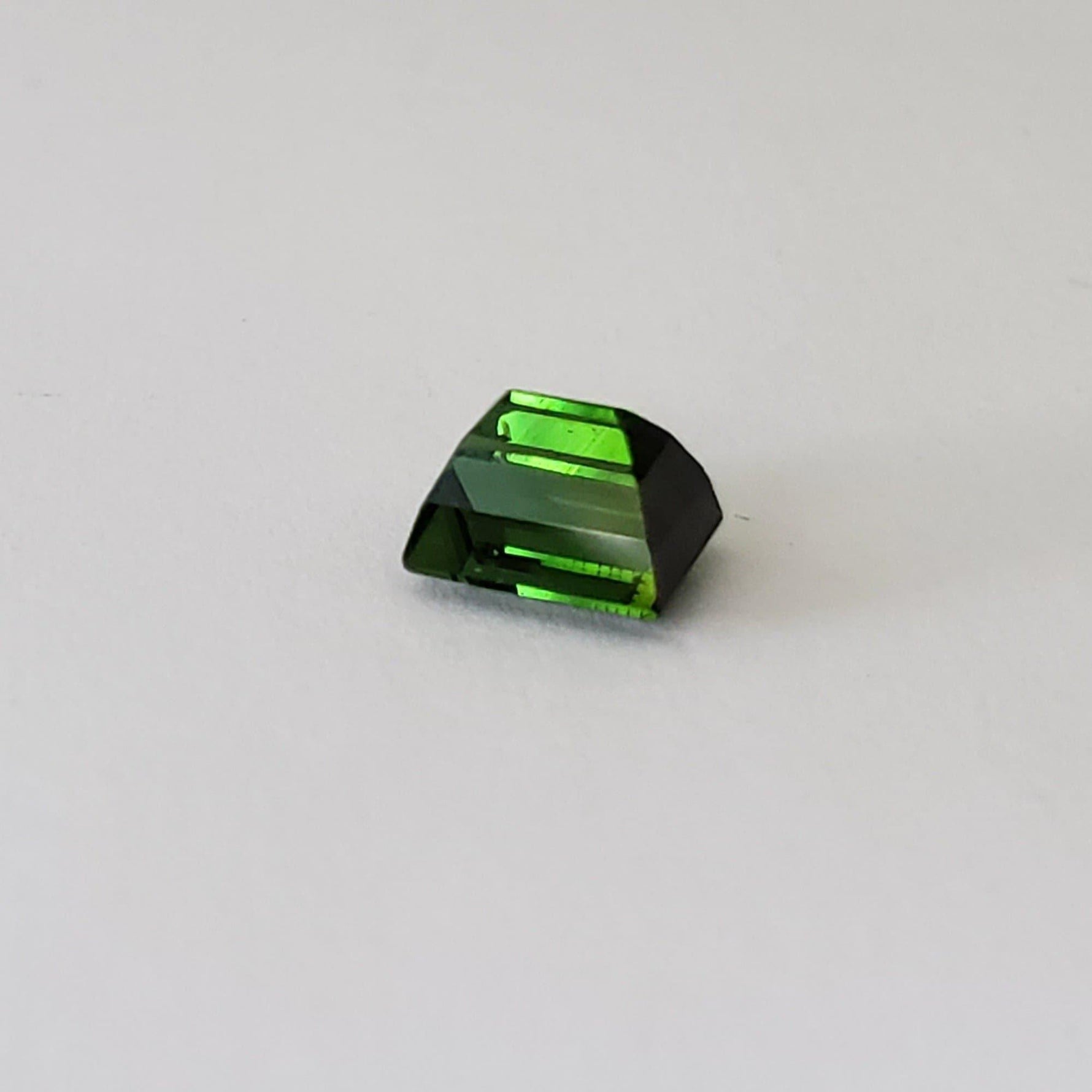  Tourmaline | Baguette Cut | Neon Green | 7x6mm 2.05ct 4