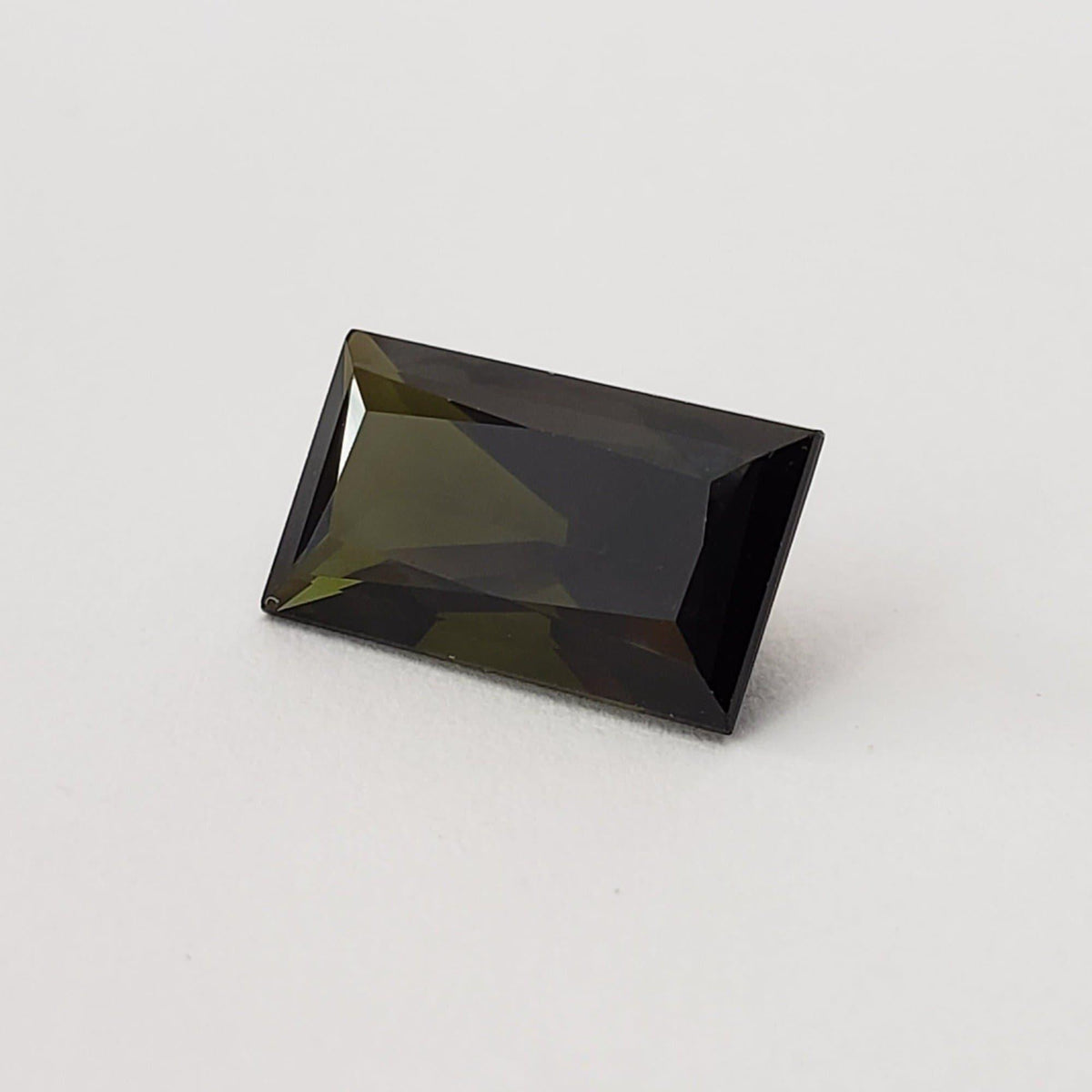  Tourmaline | Baguette Cut | Olive Green | 12x7mm 3.51ct 1