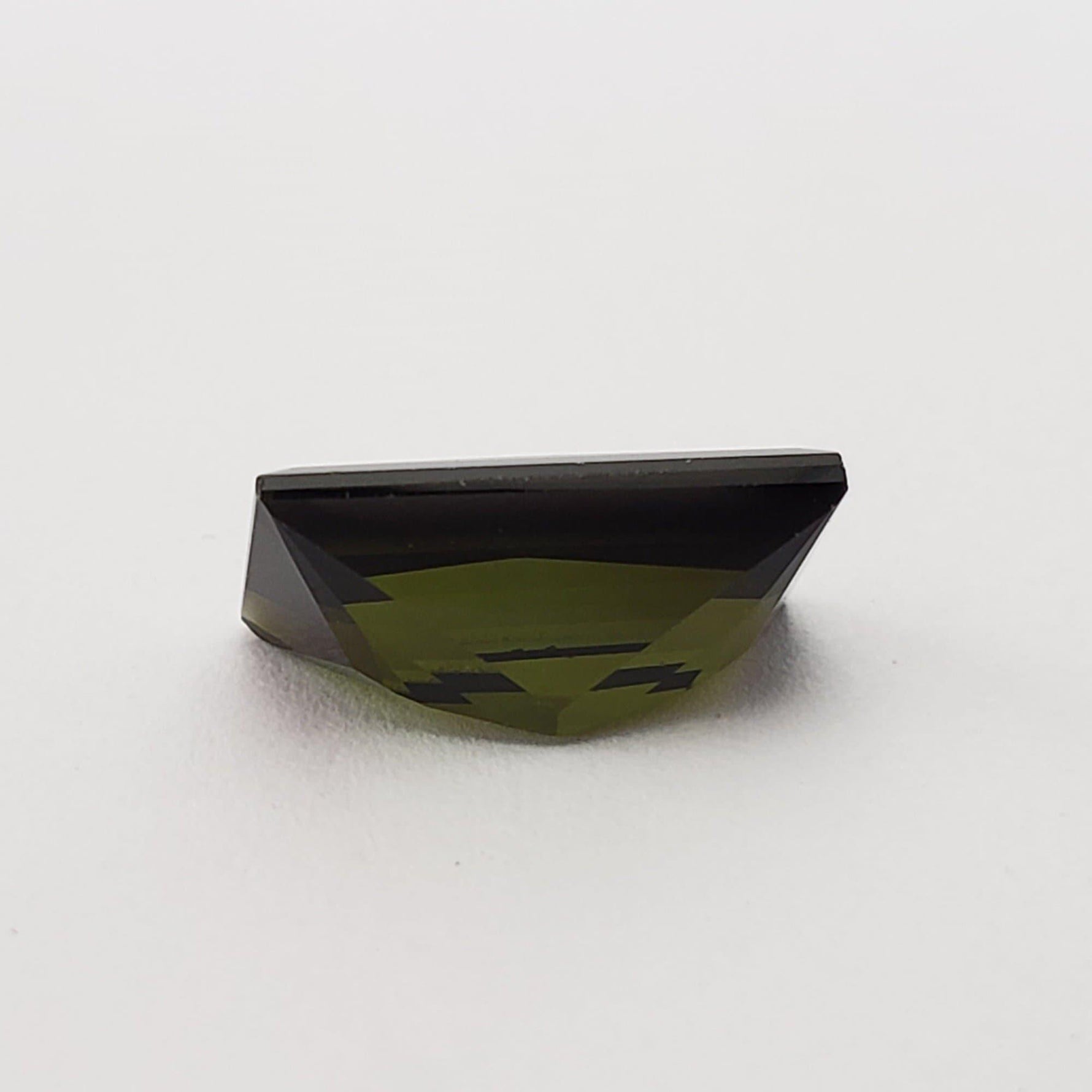  Tourmaline | Baguette Cut | Olive Green | 12x7mm 3.51ct 4