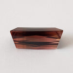  Tourmaline | Baguette Cut | Pinkish Brown Bi-Color | 17x9mm 10.9ct 3