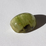  Tourmaline Cats Eye | Oval Cabochon | Light Green | 15.5x11.5mm 11.56ct 3