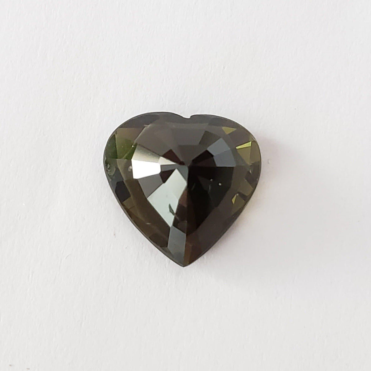  Tourmaline | Heart Shape Cut | Top Olive Green | 11.5x11mm 4.21ct 2