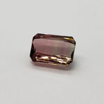  Tourmaline | Octagon Cut | Bi-Color Pink Green | 10x7mm 2.98ct 1