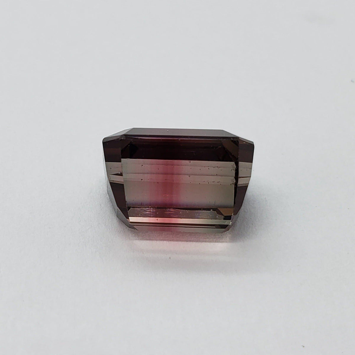  Tourmaline | Octagon Cut | Pink Orange-Green Bi-color | 10.7x7.7mm 5.62ct 5