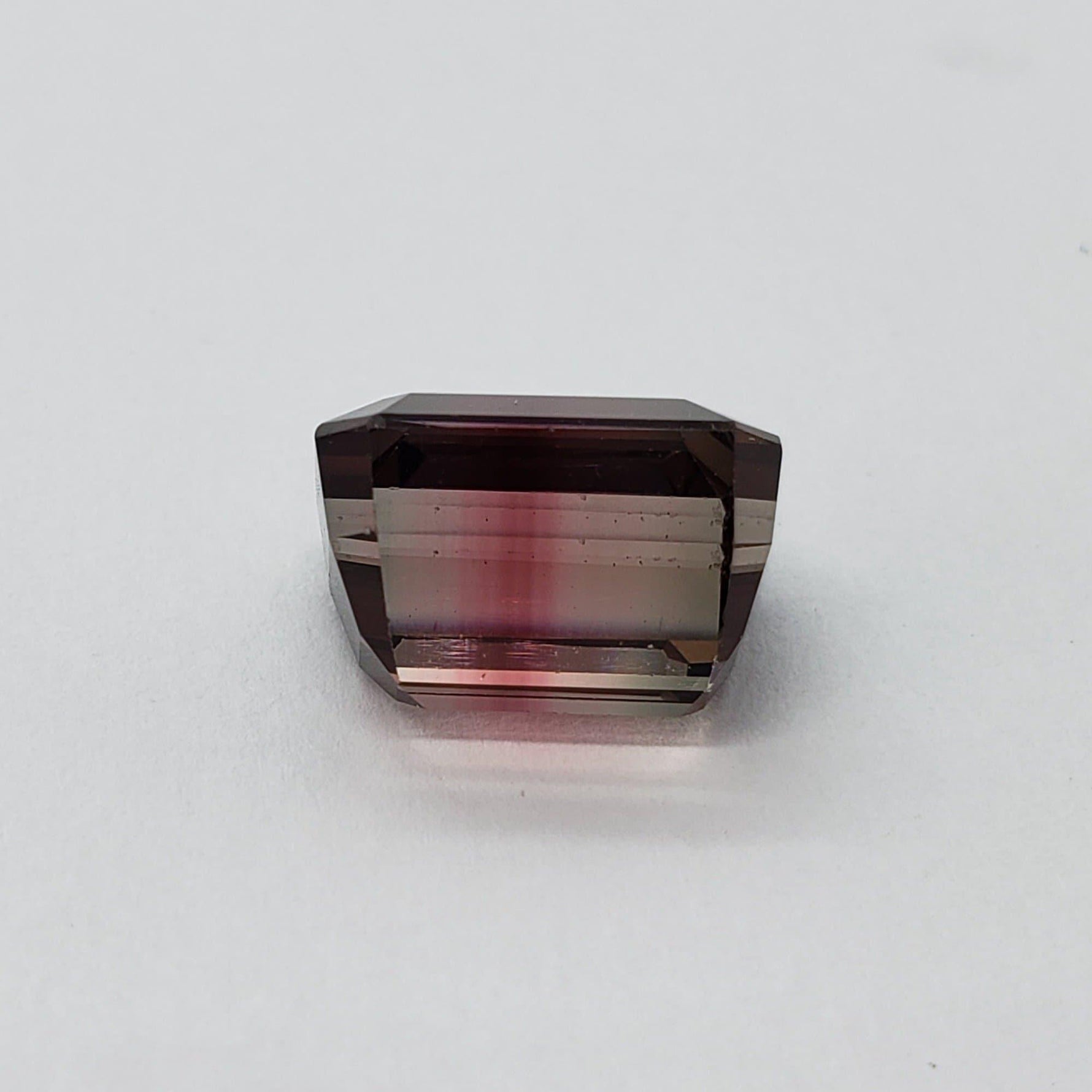  Tourmaline | Octagon Cut | Pink Orange-Green Bi-color | 10.7x7.7mm 5.62ct 5