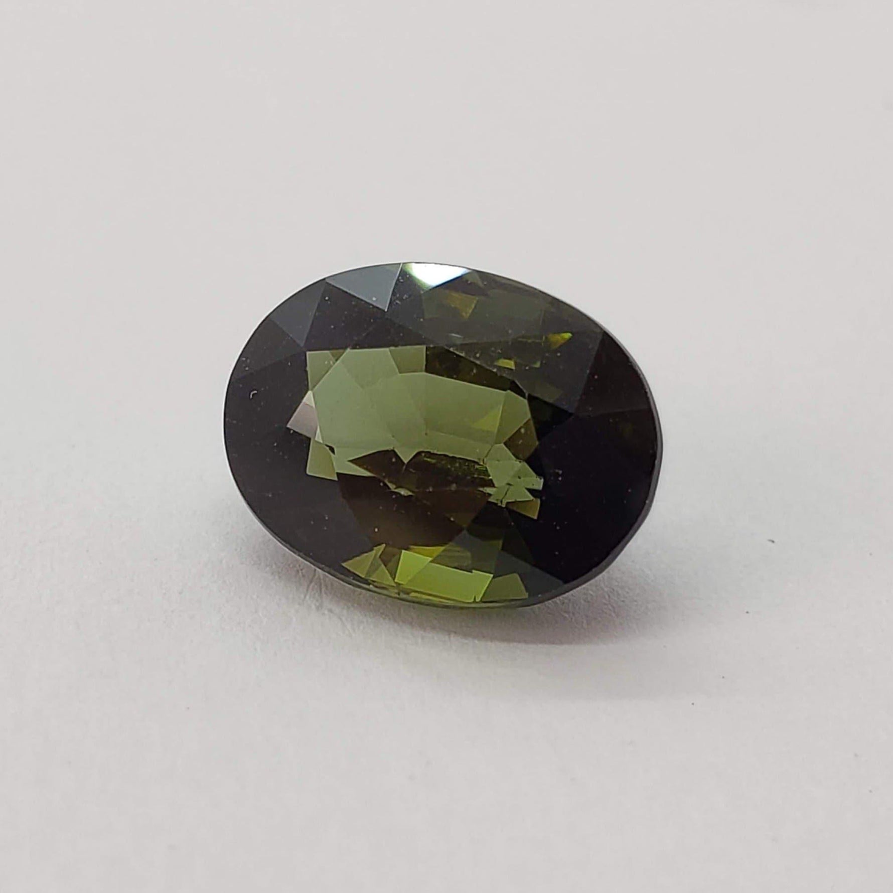  Tourmaline | Oval Cut | Forest Green | 11x8.5mm 3.85ct 3