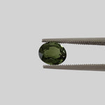   Tourmaline | Oval Cut | Forest Green | 7.5x6.3mm 1.57ct 