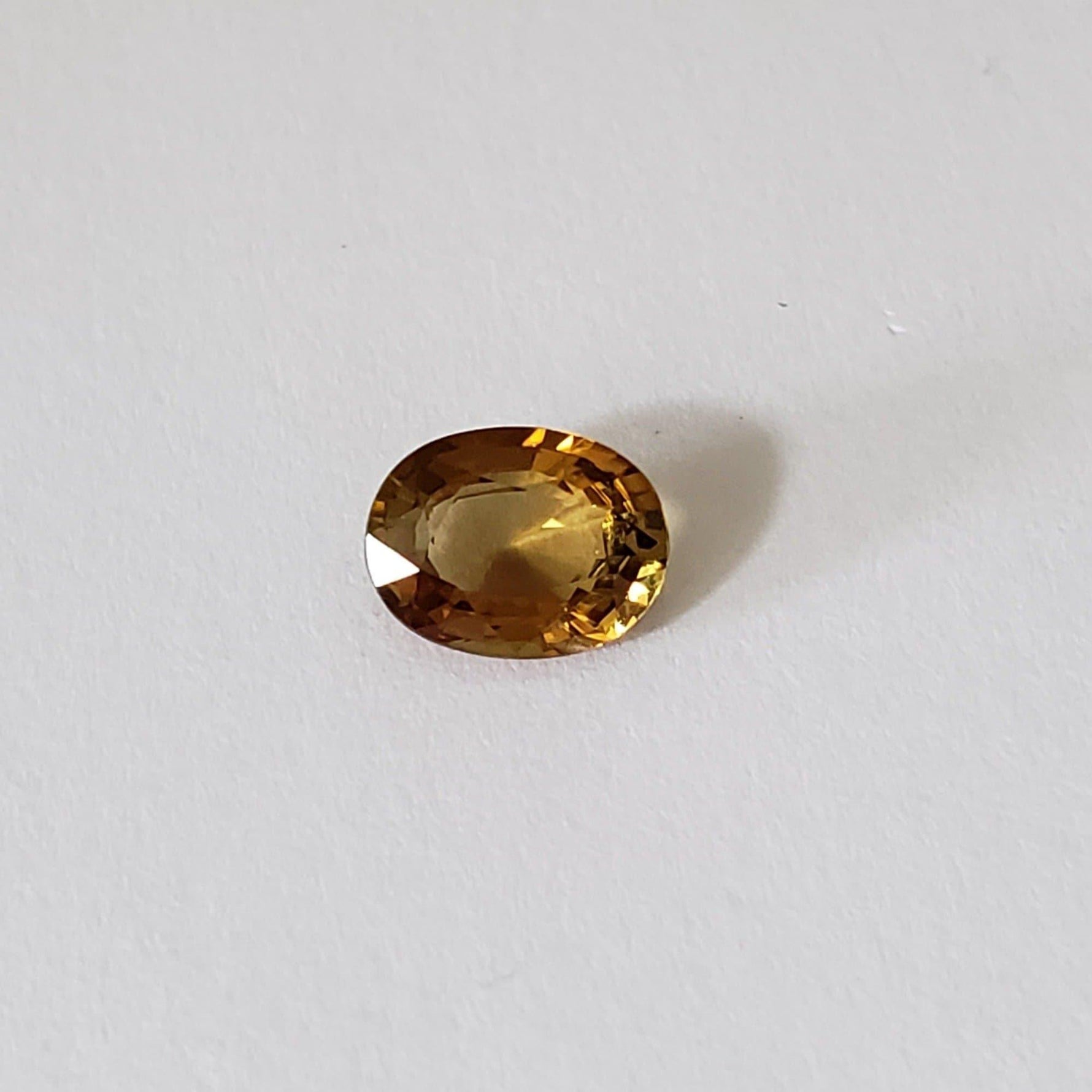  Tourmaline | Oval Cut | Golden Olive | 7.5x5.5mm 0.97ct | Africa SO24 