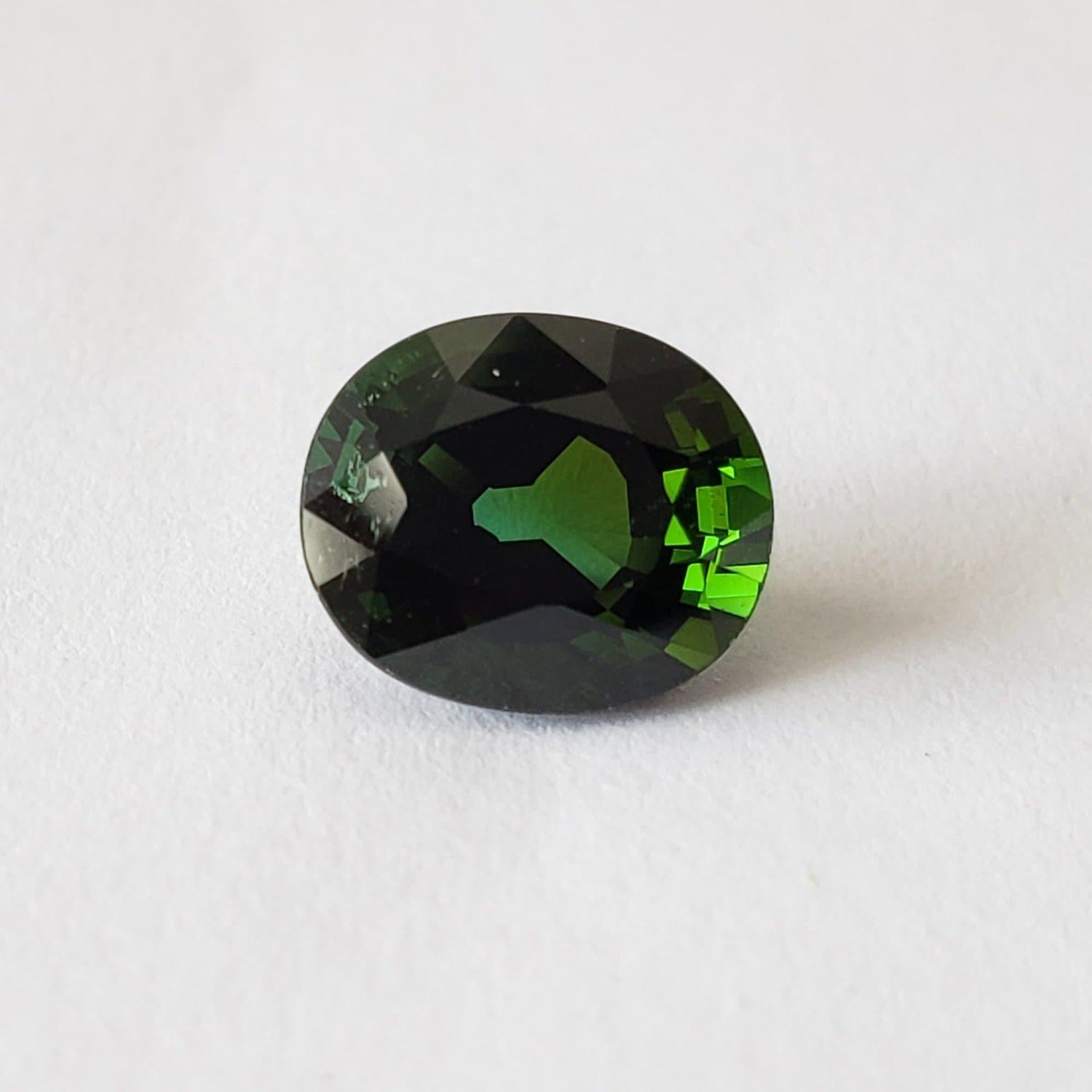  Tourmaline | Oval Cut | Neon Green | 9x7.7mm 2.46ct 