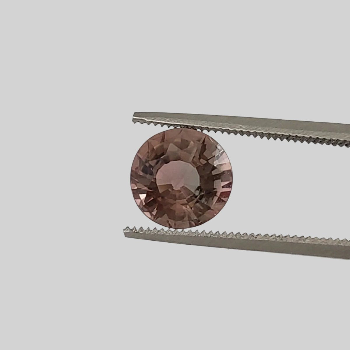  Tourmaline | Round Cut | Pink Peach | 7.7mm 1.9ct 