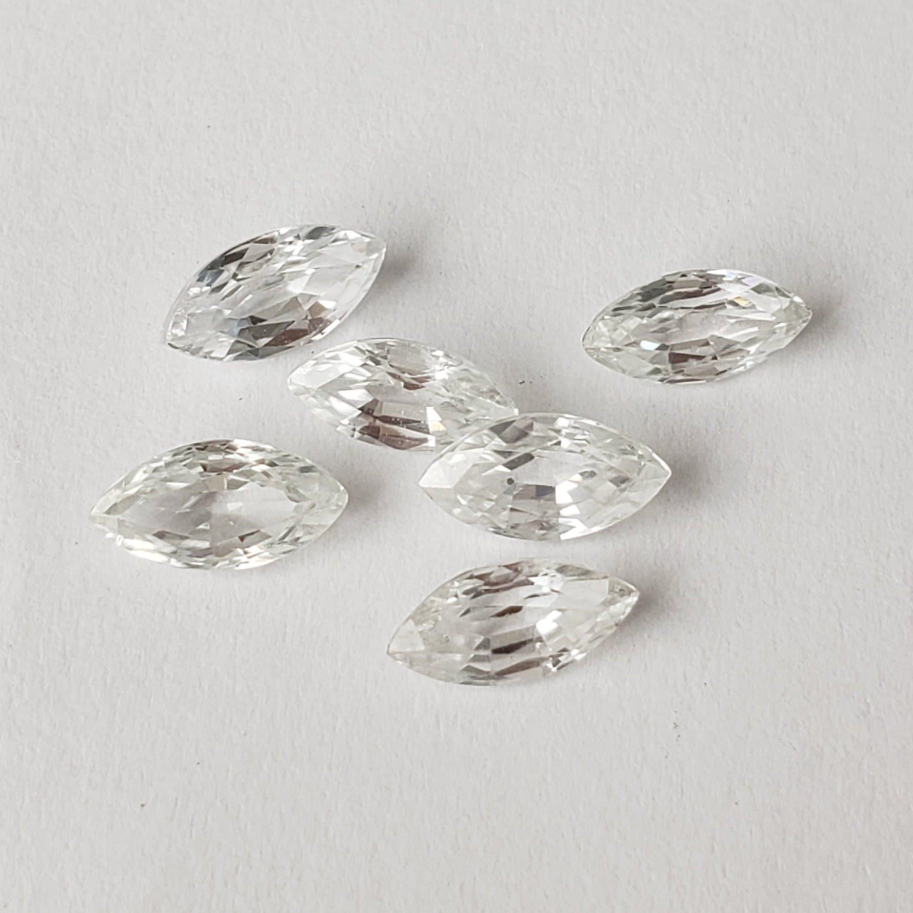  Zircon | Marquise Cut | White | 8x4mm 3