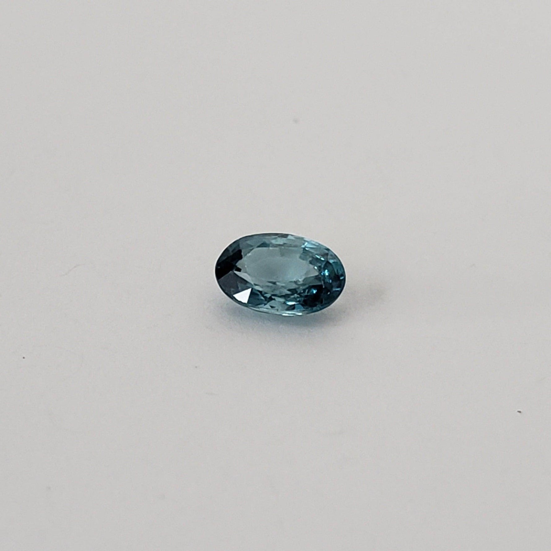  Zircon | Oval Cut | Blue | 6x4mm 0.83ct | Cambodia 1