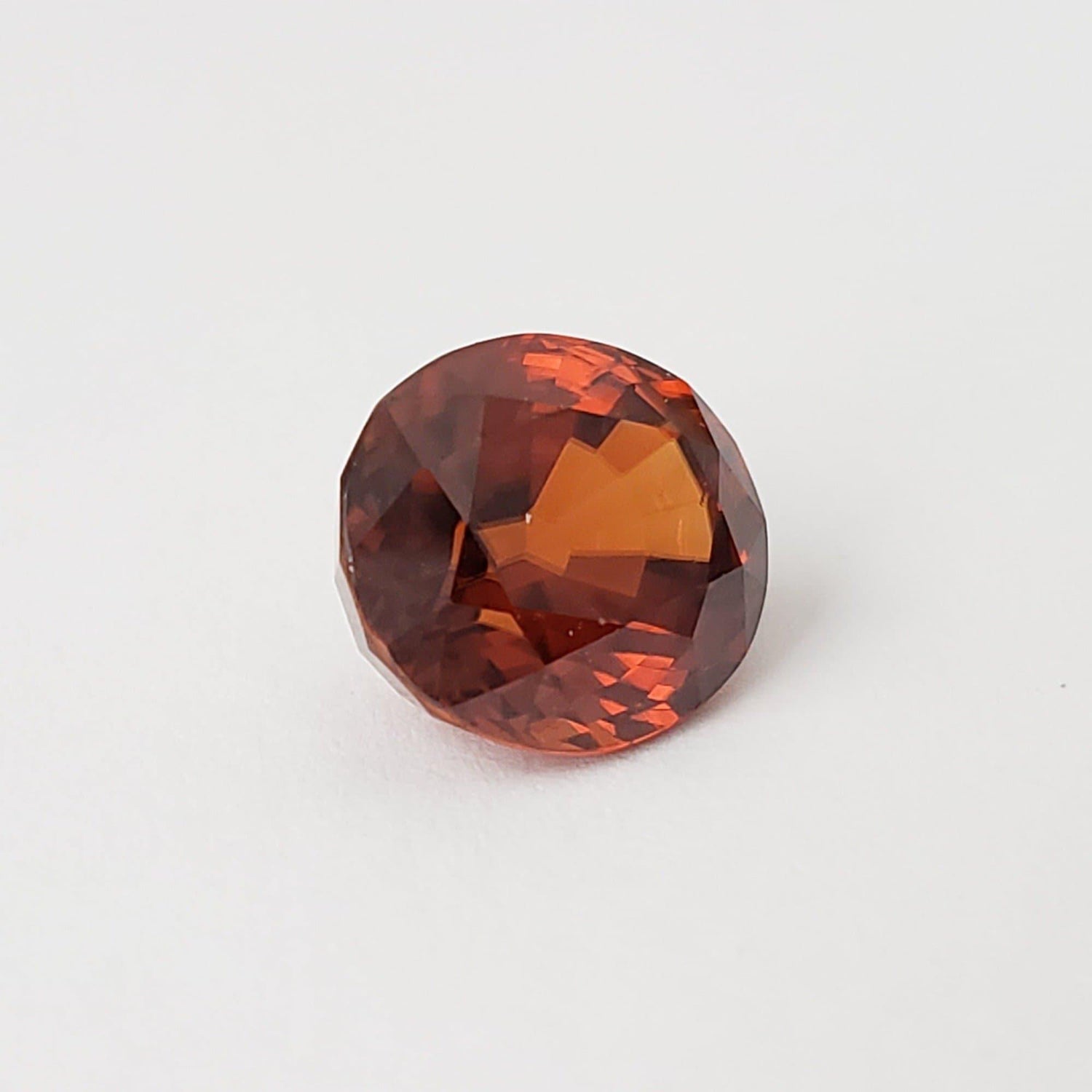  Zircon | Oval Cut | Imperial Orange | 10.8x9.3mm 6.11Ct | Vietnam 1