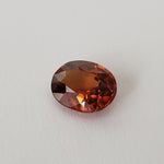 Zircon | Oval Cut | Rich Orange | 8.5x6.5mm 2Ct | Cambodia 5