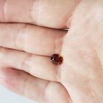  Zircon | Oval Cut | Rich Orange | 8.5x6.5mm 2Ct | Cambodia 7