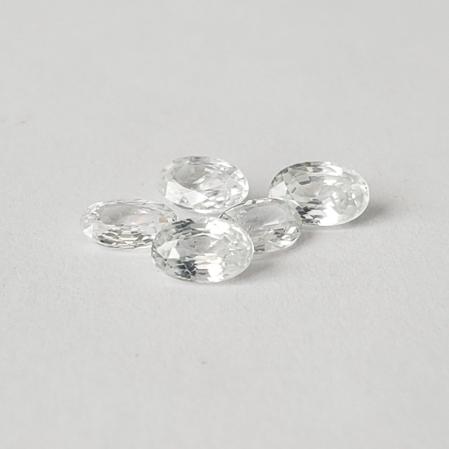  Zircon | Oval Cut | White | 6x4mm 1