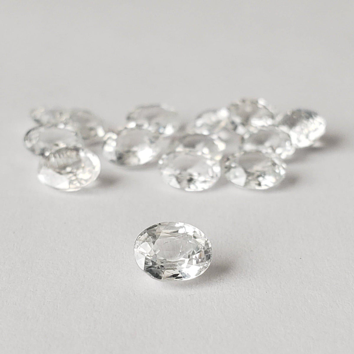  Zircon | Oval Cut | White | 6x5mm | SO24 