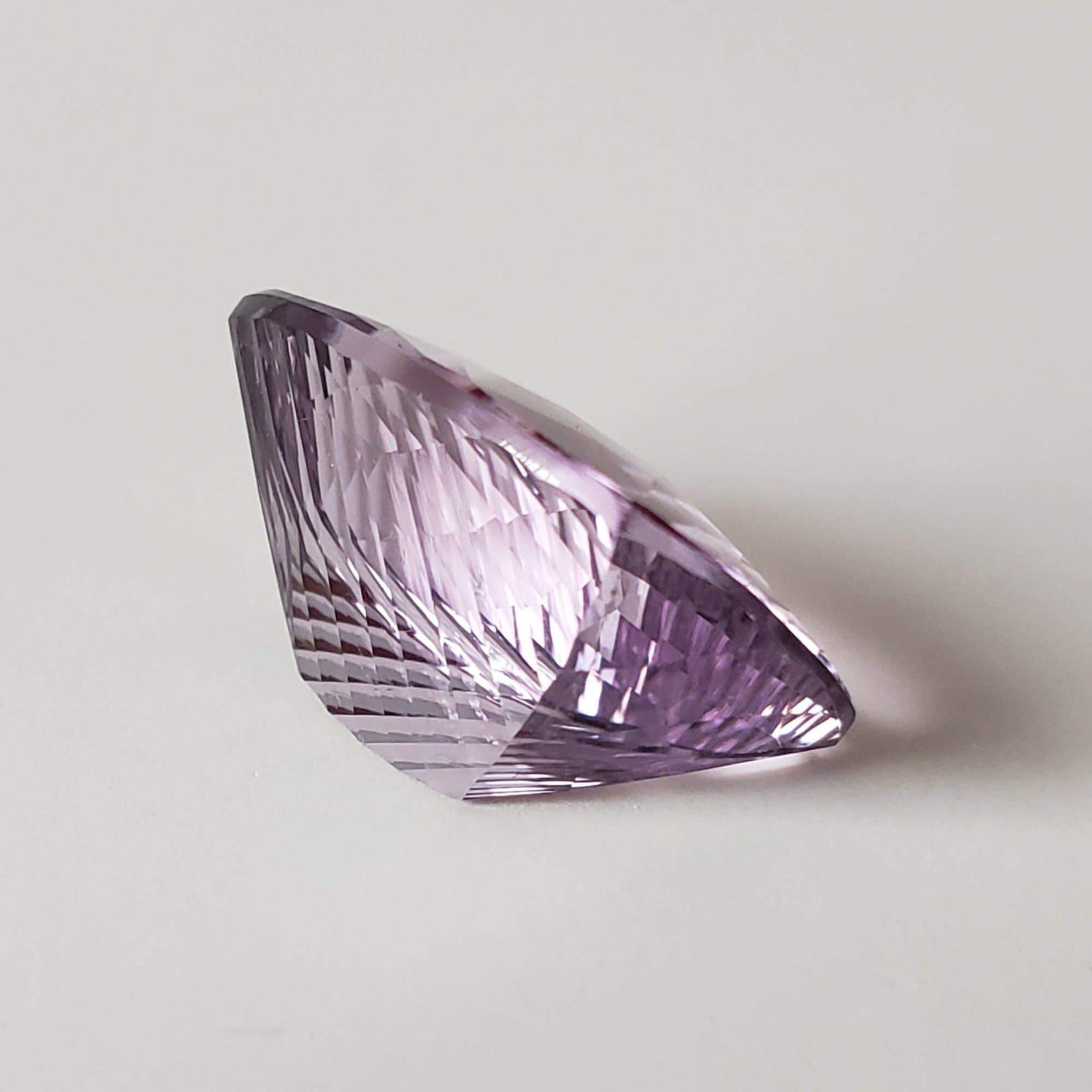Amethyst | Antique Concave Millennium Cut | Purple | 19.8x15mm 16.51ct