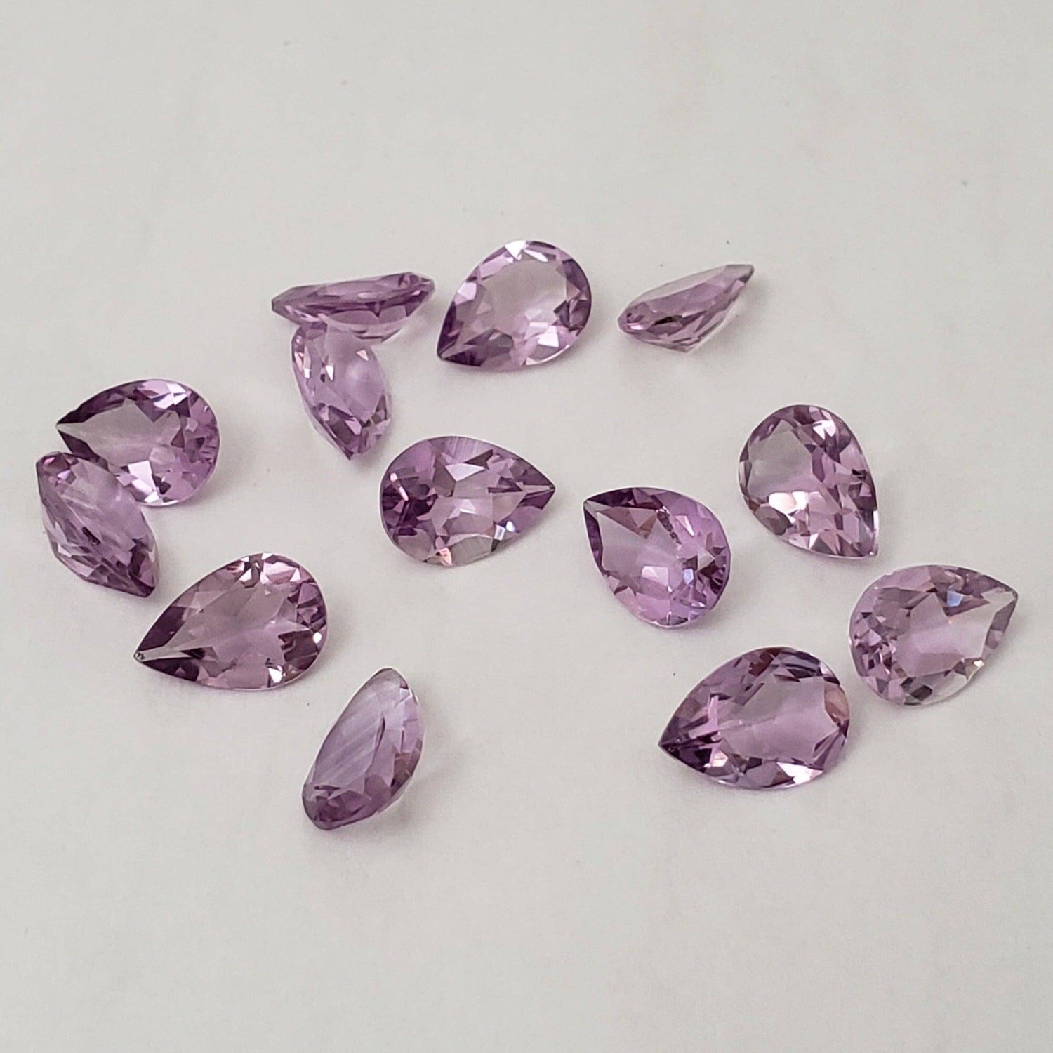 Amethyst | Pear Shape Cut | Bright Purple | 10x7mm