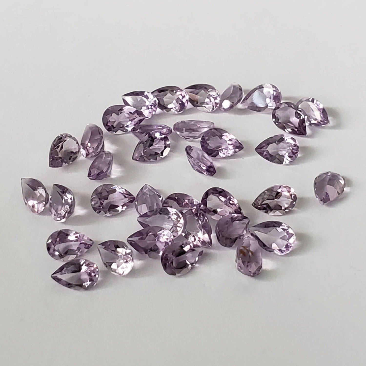 Amethyst | Pear Shape Cut | Bright Purple | 6x4mm